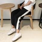 Side-stripe Cropped Sweatpants