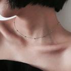 Gold / Rose Gold Plated Metal Bead Choker