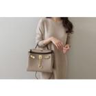 Round-neck 3/4-sleeve Knit Dress