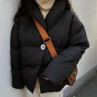 One-button Padded Jacket