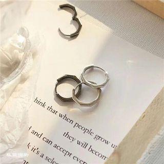 Geometry Huggie Earring