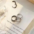 Geometry Huggie Earring