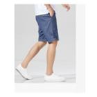 Faux Denim Shorts