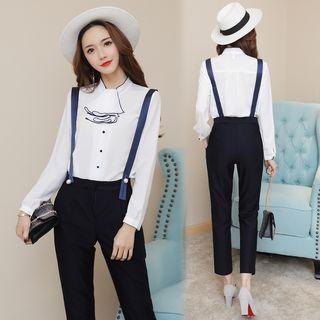 Set: Long-sleeve Top + Jumper Pants