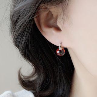 Bead / Faux Pearl Sterling Silver Dangle Earring