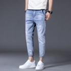 High-waist Skinny Cropped Jeans (various Design)