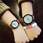 Couple Matching Letter Strap Watch