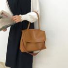 Plain Flap Tote Bag