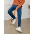 Drawstring-waist Jeans In 10 Colors