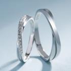 Rhinestone Couple Matching Ring