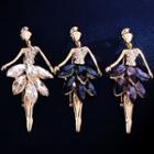 Ballet Dancer Faux Crystal Brooch