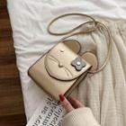 Mouse Faux Leather Crossbody Bag