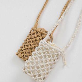 Net Crossbody Bag With Pouch