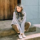 Elastic-waist Baggy-fit Cotton Pants