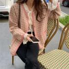 Lace Blouse / Tweed Jacket