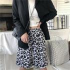 Leopard Shorts Leopard - Black & White - One Size