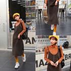 Spaghetti-strap Corduroy Dress