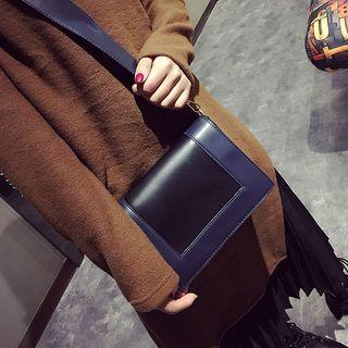 Color Panel / Plain Crossbody Bag