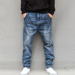Stitching Harem Jeans