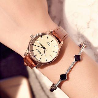 Croc Grain Strap Watch