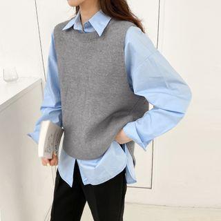 Sweater Vest / Plain Shirt
