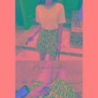 Wrap-front Zip-side Leopard Shorts