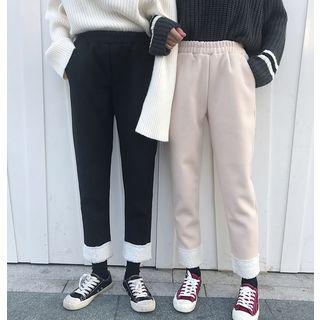 Fleece Panel Pants