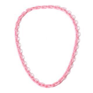 Heart & Acrylic Chain Layered Choker