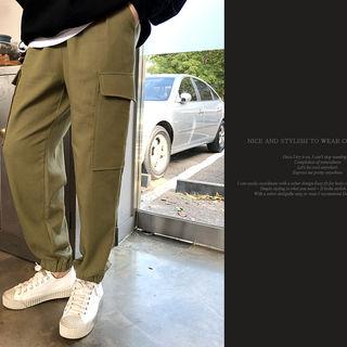 Cargo-pocket Cotton Jogger Pants