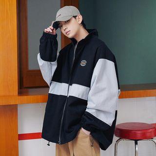 Reflective Printed Zip Jacket