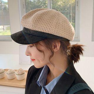 Paneled Knit Beret