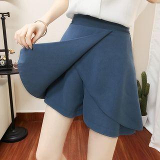 Ruffle Wide Leg Skort