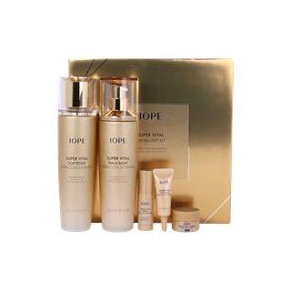 Iope - Super Vital Extra Concentrated Special Set : Softner 150ml + Emulsion 150ml + Serum 5ml + Eye Cream 3ml + Vio Excellent Rich Cream 7ml 5pcs