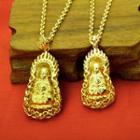 Gold Plated Buddha Pendant Necklace