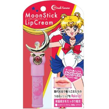 Creer Beaute - Sailor Moon Miracle Romance Moon Stick Lip Cream (strawberry Pink) (limited Edition) 1 Pc