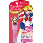 Creer Beaute - Sailor Moon Miracle Romance Moon Stick Lip Cream (strawberry Pink) (limited Edition) 1 Pc