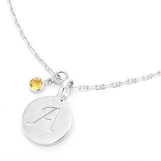 November- A - Z Pendant