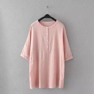 Plain Linen Cotton Top