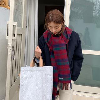 Zipped Collared Wool Blend Jacket