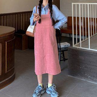 Shirt / Sweatshirt / Corduroy Overall Dress