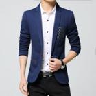 Stripe-pocket Blazer