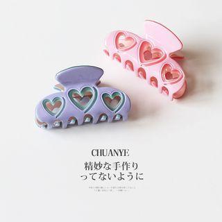 Heart Cutout Hair Clamp