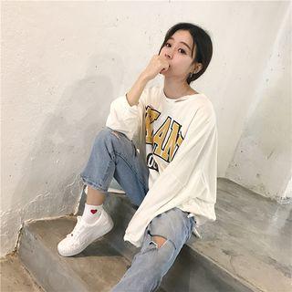 Rip Lettering Pullover