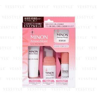 Minon - Amino Moist Set: Cleansing 20g + Whip 25ml + Lotion Ii 20ml + Milk 0.5g   2 5 Pcs