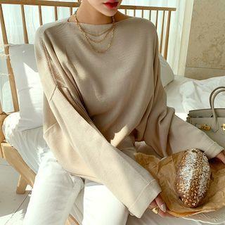 Boatneck Over-fit Sweater