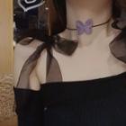 Butterfly Embroidered Choker