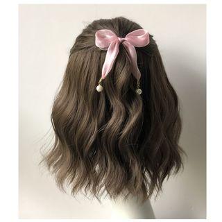 Bead Drop Lace Ribbon Hair Clamp