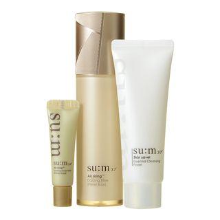 Su:m37 - Dazzling Base Special Set: 40ml + Mint 6ml + Cleansing Foam 40ml 3pcs