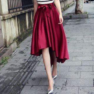 Dip Back A-line Skirt