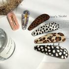 Leopard Print / Scallop Texture Hair Clip (various Designs)